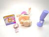 Littlest Pet Shop Pink Angora Bunny Rabbit #1894 with cute accessories My Cute Cheap Store