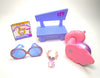 Littlest Pet Shop Rare Exclusive Pink Purple Snail #728 with cute accessories My Cute Cheap Store