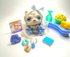Littlest Pet Shop Rare Exclusive White Chow Chow #384 with cute accessories My Cute Cheap Store