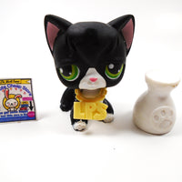 Littlest Pet Shop Angora cat #55 with accessories