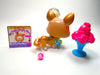 Littlest Pet Shop Shimmer Corgi dog #871 Authentic with accessories My Cute Cheap Store