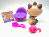 Littlest Pet Shop Glitter Himalayan Cat #2143 with cute accessories authentic My Cute Cheap Store