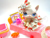 Littlest Pet Shop Short Hair Cat #64 with cute accessories authentic My Cute Cheap Store