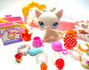 Littlest Pet Shop Short Hair Cat #64 with cute accessories authentic My Cute Cheap Store