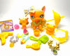Littlest Pet Shop Short Hair Cat #525 with cute accessories authentic My Cute Cheap Store