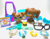 Littlest Pet Shop Cocker Spaniel #960 Boxer Puppy #1197 with cute accessories My Cute Cheap Store