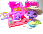 Littlest Pet Shop Mommy Baby Bunny Rabbit #3591 #3592 & cute accessories My Cute Cheap Store