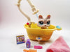 Littlest Pet Shop Westie Highland dog # 2059 with accessories