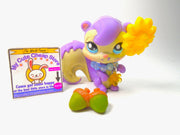 Littlest Pet Shop Purple Yellow Squirrel #1567 with cute accessories My Cute Cheap Store