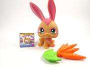 Littlest Pet Shop Bunny #506 with carrots