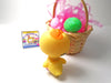 Littlest Pet Shop cute chick #1329 with an Easter basket