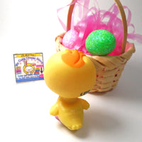 Littlest Pet Shop cute chick #1329 with an Easter basket