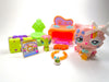 Littlest Pet Shop Rainbow Postcard Persian Cat #1436 with accessories authentic My Cute Cheap Store