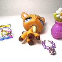 Littlest Pet Shop Deer #1123 with cute accessories