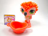 Littlest Pet Shop Rare Mystery Flamingo Rubber Hair No # with cute accessories