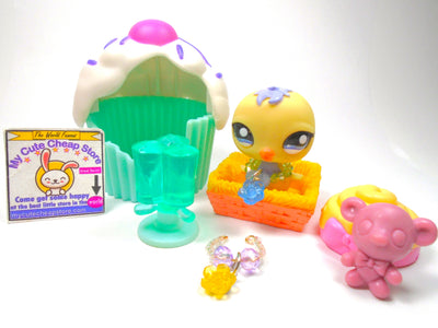 Littlest Pet Shop Rare Exclusive Chick #2001 with cute accessories - My Cute Cheap Store
