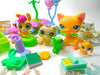 Littlest Pet Shop Short Hair Cat Brooke #339 Kitten #1074 with cute accessories - My Cute Cheap Store