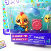 Littlest Pet Shop Rick Chickencluck 1-126 & Sunny Chickencluck 1-127