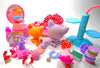 Littlest Pet Shop Rare Purple Sitting Cat #1994 Kitten #2414 & cute accessories - My Cute Cheap Store