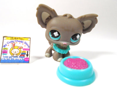 Littlest Pet Shop Chihuahua #836 with original accessories