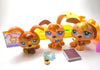 Littlest Pet Shop Triplet Puppies #1338 #1339 #1340 with cute accessories - My Cute Cheap Store