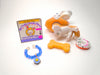 Littlest Pet Shop Tan Corgi Dog #639 with cute accessories - My Cute Cheap Store