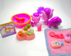 Littlest Pet Shop Mommy Baby Squirrel #3589 #3590 with cute accessories