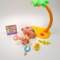 Littlest Pet Shop Rare Monkey #1671 with cute accessories