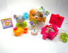 Littlest Pet Shop Cocker Spaniel #79 and Hamster #104 with cute accessories