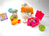 Littlest Pet Shop Cocker Spaniel #79 and Hamster #104 with cute accessories