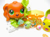 Littlest Pet Shop Brown Cocker Spaniel #252 with accessories authentic - My Cute Cheap Store