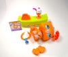 Littlest Pet Shop Orange Persian Cat #490 with cute accessories authentic