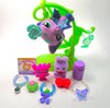 Littlest Pet Shop Purple Glitter Bat #2142 with cute accessories authentic