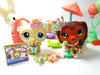 Littlest Pet Shop Dachshund #675 "Savvy" and Owl with cute and unique accessories