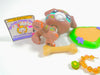 Littlest Pet Shop Flower Tattoo Boxer Dog #1840 with cute accessories authentic