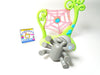 Littlest Pet Shop Gray Spider #411 with a spider web