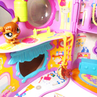 Littlest Pet Shop Gym with accessories and  2 pets