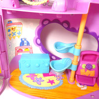 Littlest Pet Shop Gym with accessories and  2 pets