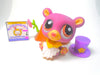 Littlest Pet Shop Purple Polar Bear #1602 with cute accessories authentic