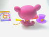 Littlest Pet Shop Purple Polar Bear #1602 with cute accessories authentic