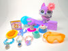 Littlest Pet Shop Rare Purple Husky Wolf #2110 & accessories authentic