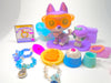 Littlest Pet Shop Rare Purple Husky Wolf #2110 & accessories authentic