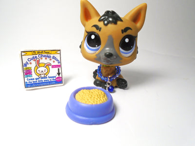 Littlest Pet Shop German Shepard #3562 with accessories