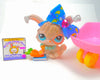 Littlest Pet Shop Angora Bunny Rabbit #1471 with cute accessories authentic