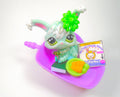 Littlest Pet Shop Angora Bunny Rabbit #2424 with cute accessories authentic