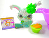 Littlest Pet Shop Angora Bunny Rabbit #2424 with cute accessories authentic