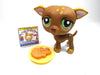 Littlest Pet Shop Greyhound dog #507 with accessories