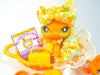 Littlest Pet Shop Short Hair Cat #525 Kitten #1371 & cute accessories authentic