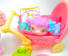 Littlest Pet Shop Rare Mommy Baby Poodle #2497 #2498 with cute accessories