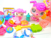 Littlest Pet Shop Rare Mommy Baby Poodle #2497 #2498 with cute accessories